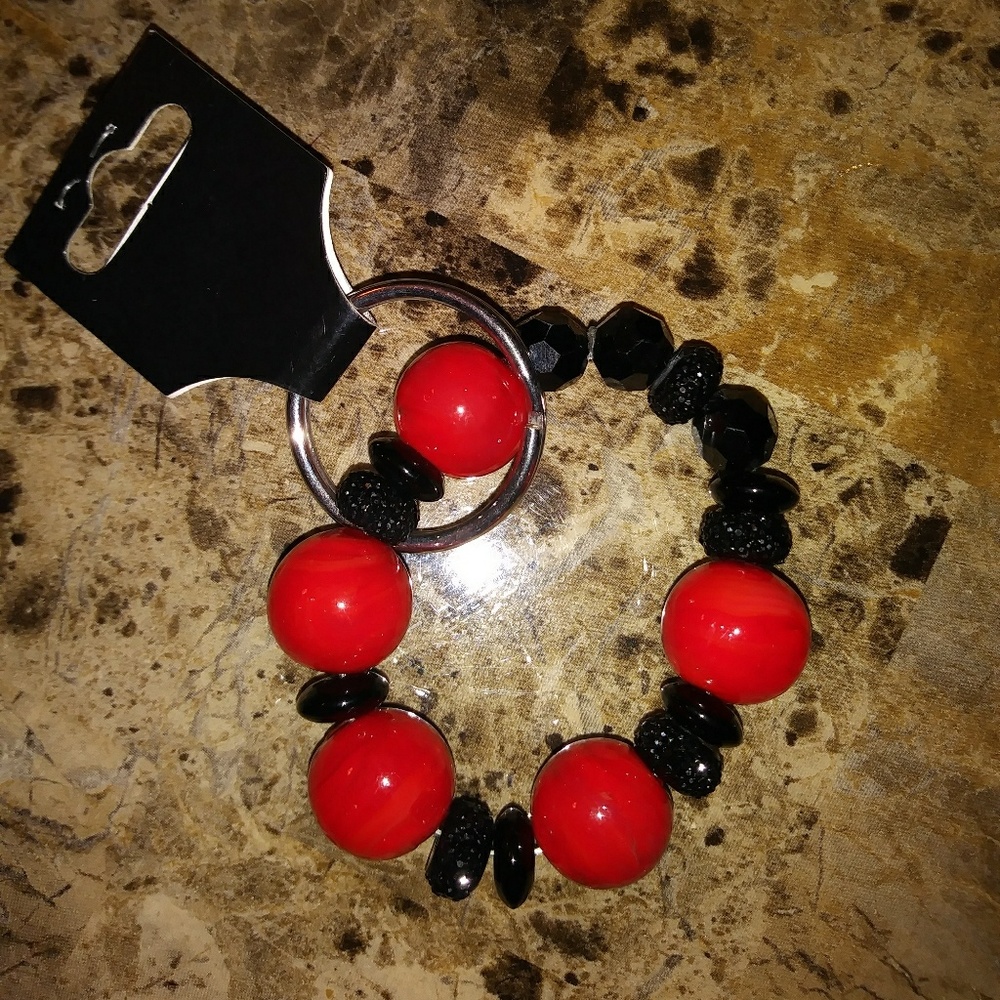 Candy Red Designer Keychain